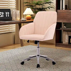 Ergonomic Adjustable Office Chair – Green / Khaki, Memory Foam, Silver Metal Base, Single