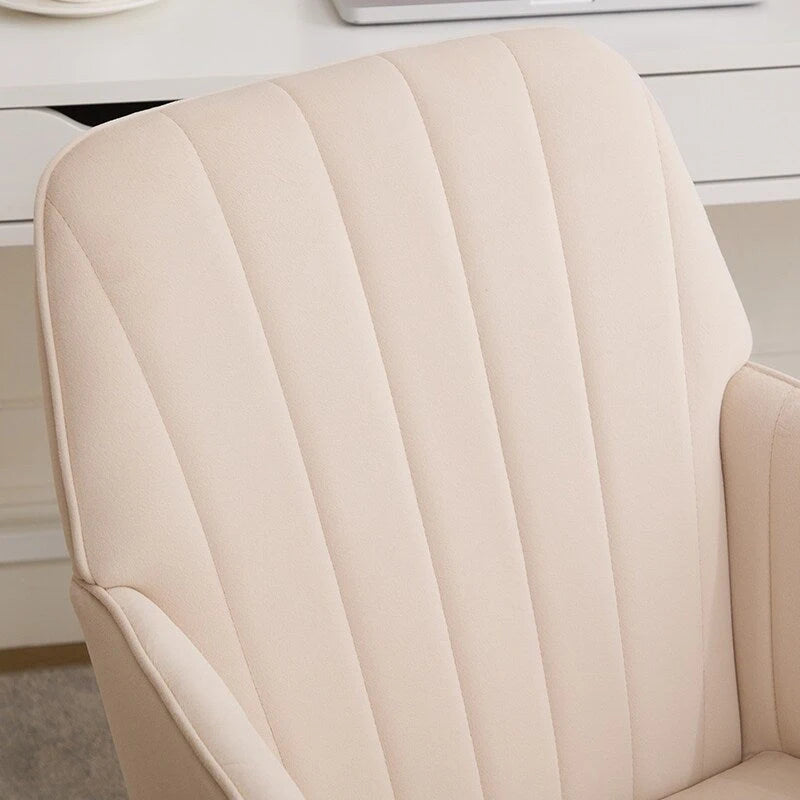 Ergonomic Adjustable Office Chair – Green / Khaki, Memory Foam, Silver Metal Base, Single