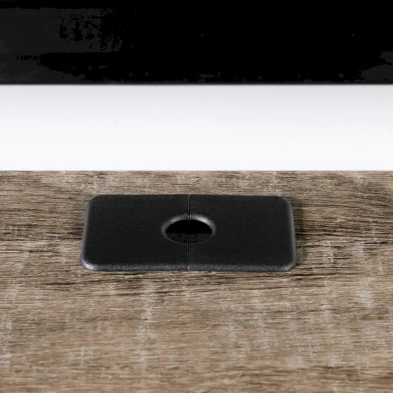 68" Wall Mounted Media Console – Weathered Oak / Seaside Pine, Industrial Style, 2-Person Assembly