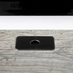 68" Wall Mounted Media Console – Weathered Oak / Seaside Pine, Industrial Style, 2-Person Assembly