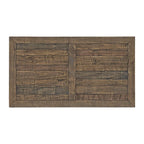 50" Solid Pine Coffee Table – Reclaimed Natural & White / Reclaimed Natural / Grey, Farmhouse Style, Single