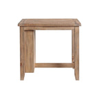 Rustic Farmhouse Multi-Use Table – Sandwash Finish, 3-Shelf, Single-Person Assembly