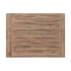 Rustic Farmhouse Multi-Use Table – Sandwash Finish, 3-Shelf, Single-Person Assembly