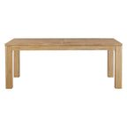 Butterfly Leaf Extendable Dining Table – Brushed Smoke, Solid Acacia Wood, Seats up to 10, 2-Person Assembly