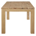 Butterfly Leaf Extendable Dining Table – Brushed Smoke, Solid Acacia Wood, Seats up to 10, 2-Person Assembly