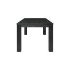 Butterfly Leaf Extendable Dining Table – Brushed Smoke, Solid Acacia Wood, Seats up to 10, 2-Person Assembly