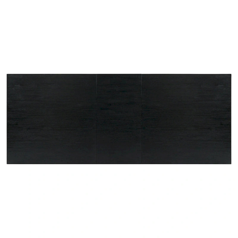 Butterfly Leaf Extendable Dining Table – Brushed Smoke, Solid Acacia Wood, Seats up to 10, 2-Person Assembly