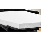 70" Corduroy Sleeper Sofa with Pull-Out Mattress – Ivory / Dark Green / Grey / Black, Square Arms, Seats 2–3