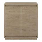30" Rectangular Accent Cabinet with 2 Doors – Antiqued Gray Oak / Black Grain / White / Alder White, Single-Person Assembly