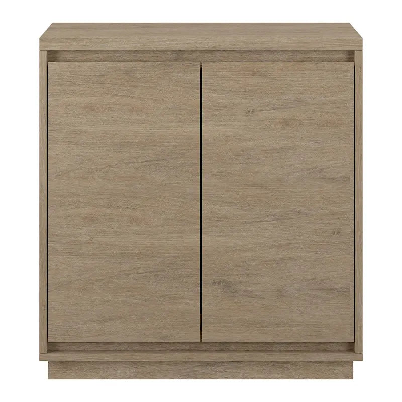 30" Rectangular Accent Cabinet with 2 Doors – Antiqued Gray Oak / Black Grain / White / Alder White, Single-Person Assembly