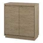 30" Rectangular Accent Cabinet with 2 Doors – Antiqued Gray Oak / Black Grain / White / Alder White, Single-Person Assembly