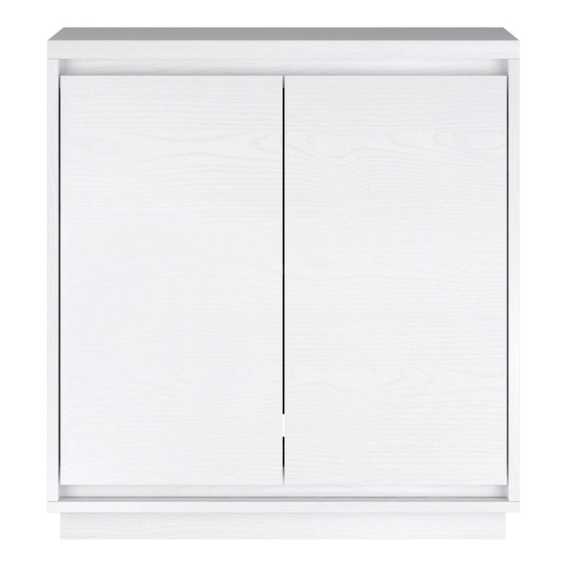 30" Rectangular Accent Cabinet with 2 Doors – Antiqued Gray Oak / Black Grain / White / Alder White, Single-Person Assembly