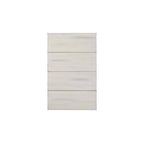 X-Base Side Table with Lower Shelf – Antique White, MDF & Solid Wood, Single-Person Assembly
