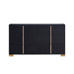 6 Drawers Wooden Dresser with Metal Hardware