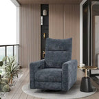 Power Swivel Glider Recliner – Beige / Light Grey / Black / Deep Blue / Dark Grey, USB Port, Single