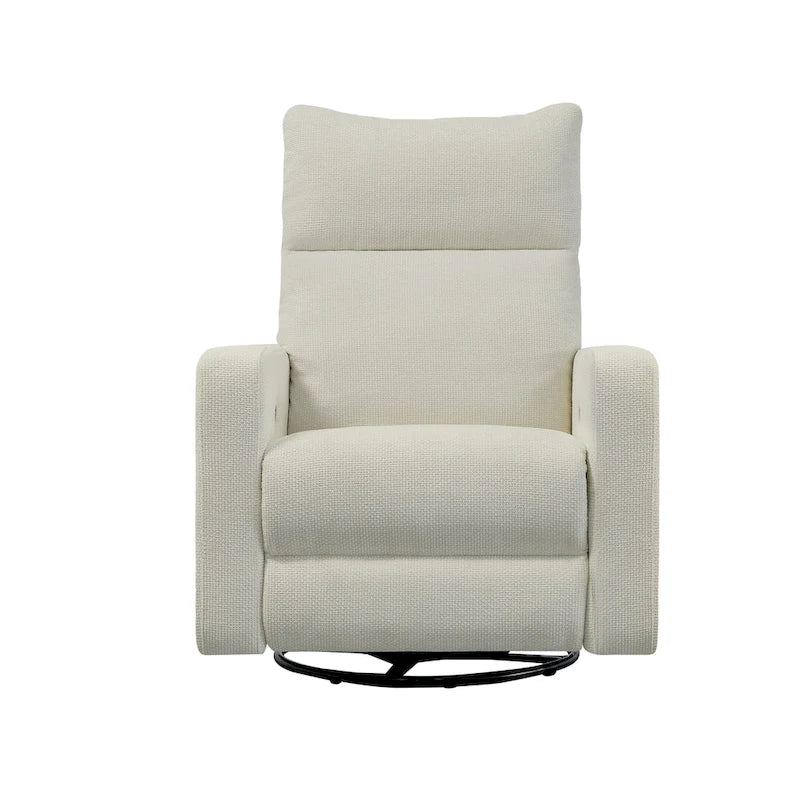 Power Swivel Glider Recliner – Beige / Light Grey / Black / Deep Blue / Dark Grey, USB Port, Single
