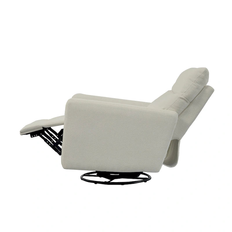 Power Swivel Glider Recliner – Beige / Light Grey / Black / Deep Blue / Dark Grey, USB Port, Single
