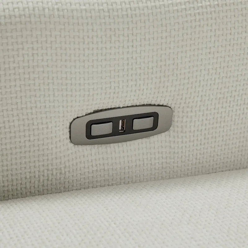 Power Swivel Glider Recliner – Beige / Light Grey / Black / Deep Blue / Dark Grey, USB Port, Single