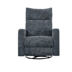 Power Swivel Glider Recliner – Beige / Light Grey / Black / Deep Blue / Dark Grey, USB Port, Single
