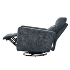 Power Swivel Glider Recliner – Beige / Light Grey / Black / Deep Blue / Dark Grey, USB Port, Single