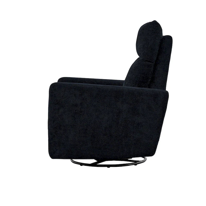 Power Swivel Glider Recliner – Beige / Light Grey / Black / Deep Blue / Dark Grey, USB Port, Single