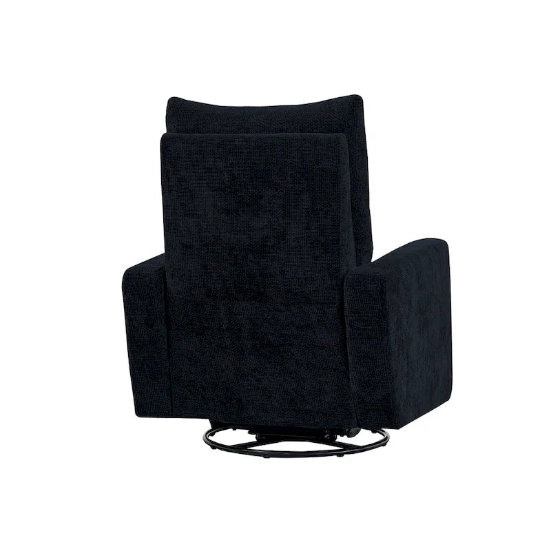 Power Swivel Glider Recliner – Beige / Light Grey / Black / Deep Blue / Dark Grey, USB Port, Single