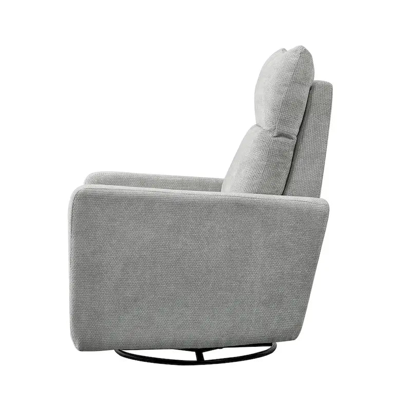Power Swivel Glider Recliner – Beige / Light Grey / Black / Deep Blue / Dark Grey, USB Port, Single