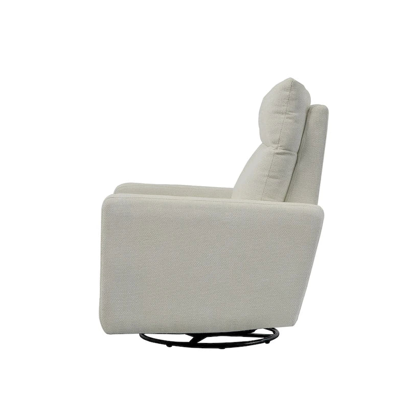 Power Swivel Glider Recliner – Beige / Light Grey / Black / Deep Blue / Dark Grey, USB Port, Single