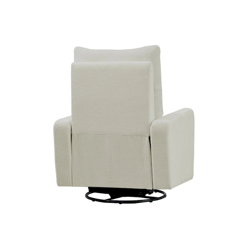 Power Swivel Glider Recliner – Beige / Light Grey / Black / Deep Blue / Dark Grey, USB Port, Single