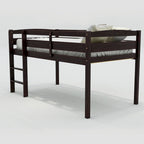 Wood Loft Bed Low Loft Beds with Ladder
